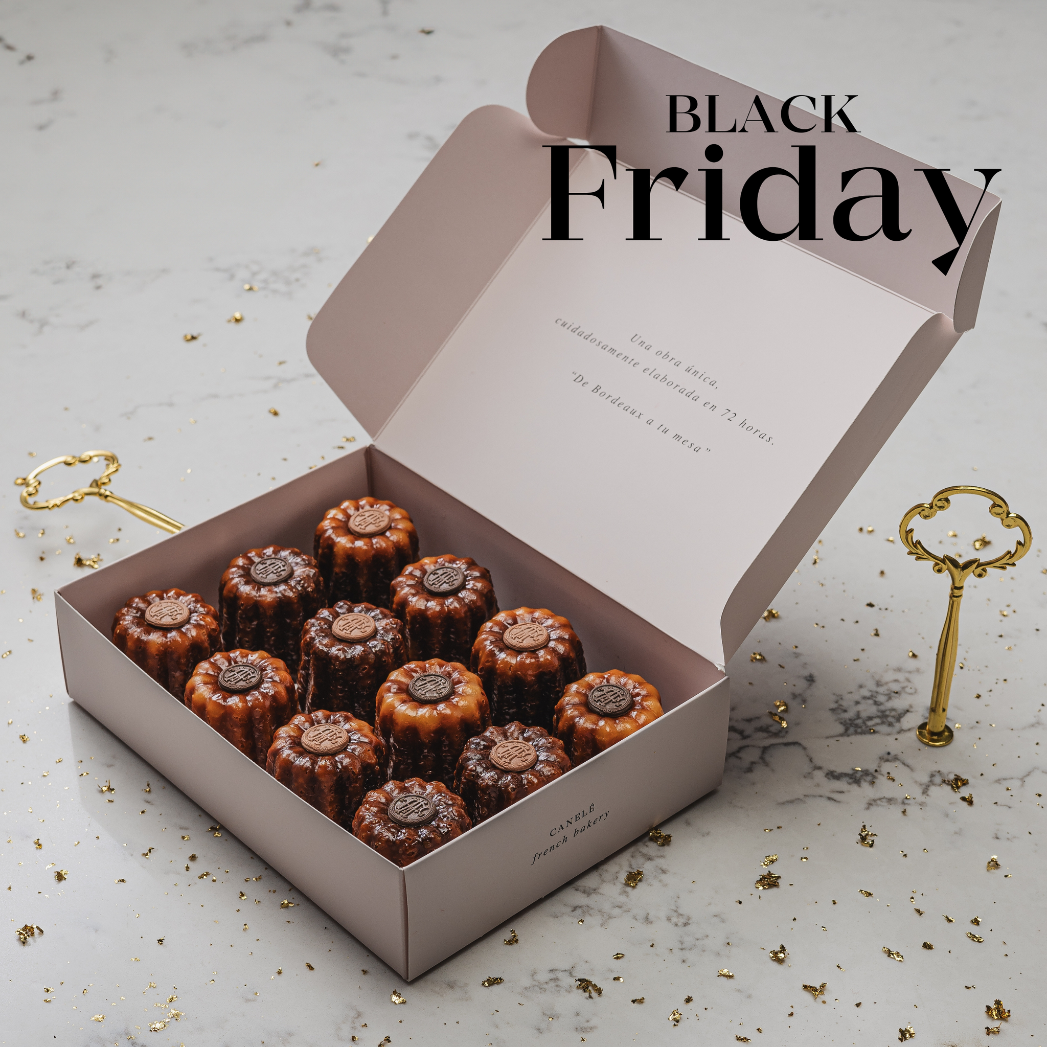 Canelés Rellenos de Lemon Curd